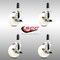 Service Caster 4 Inch 316SS Nylon Wheel Swivel 1-1/8 Inch Expanding Stem Caster Set Brake SCC SCC-SS316EX20S414-NYS-TLB-118-4 - alternate 2